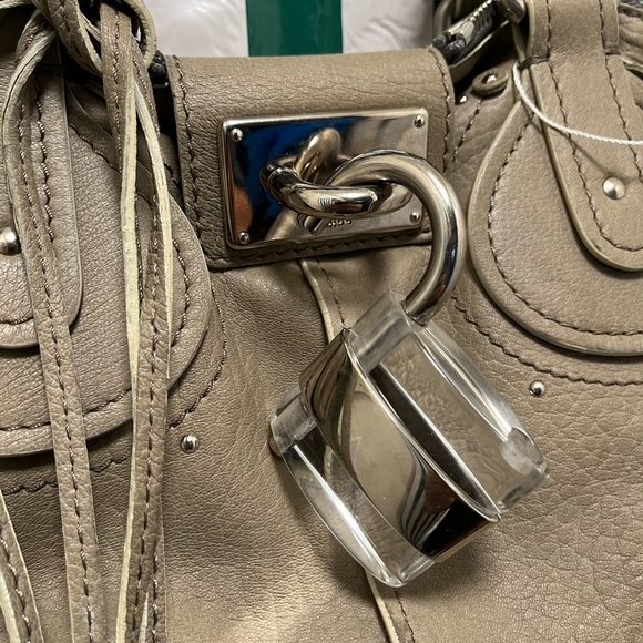 Chloe EUC Vintage Paddington Taupe Handbag with Lock n Key. COA* - Picture 15 of 17